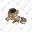Brass socket with switch for marine applications, 3P, 500V, 16A